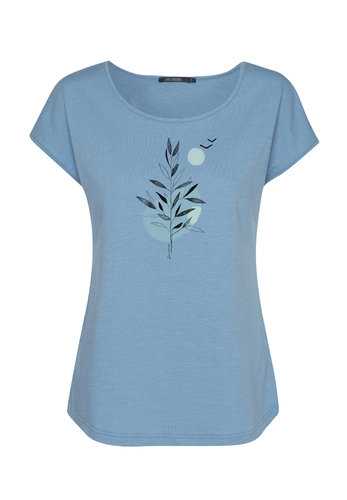 T-Shirt Femme Coton Bio Sea Diva Blue