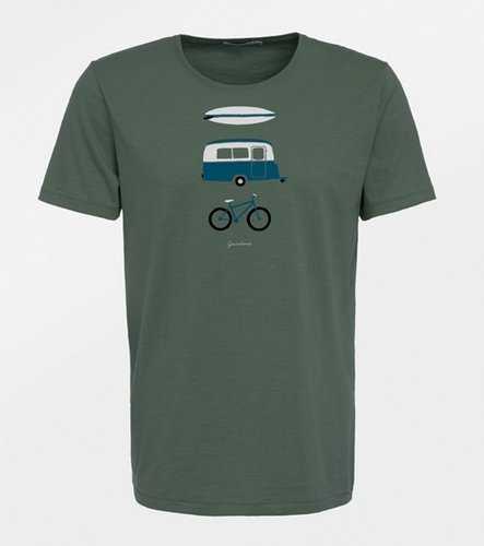 T-Shirt Homme Coton Bio Fun Olive